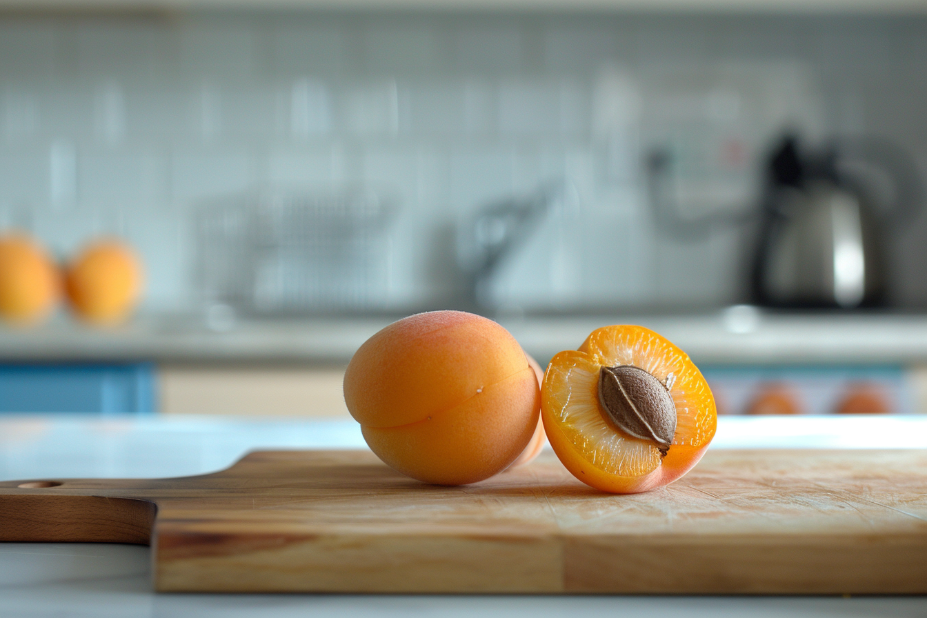 Image gratuite Abricot coupé en cuisine contemporaine 4