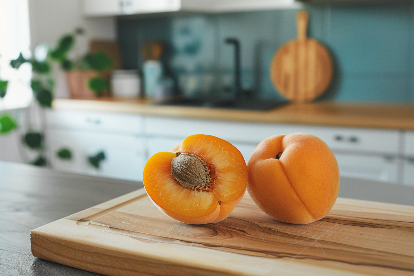 Image gratuite Abricot coupé en cuisine contemporaine 6