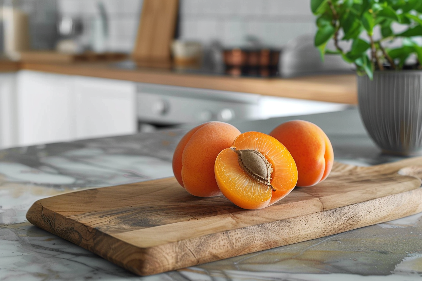 Image gratuite Abricot coupé en cuisine contemporaine 7