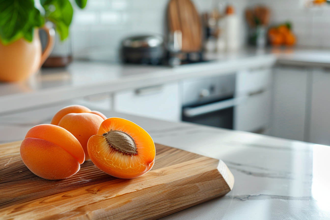 Image gratuite Abricot coupé en cuisine contemporaine 8