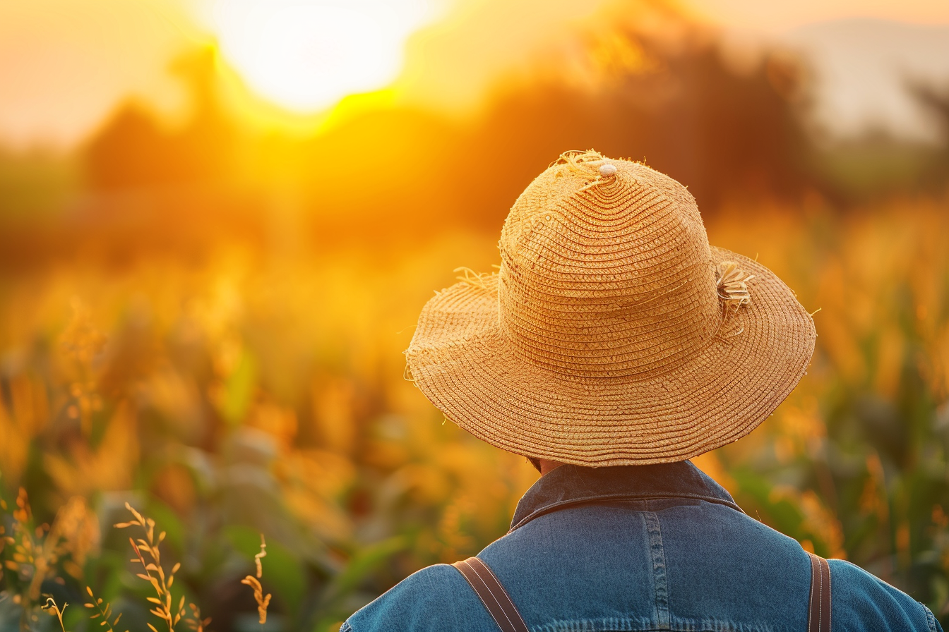 Image gratuite Agriculteur, fond flouté 2