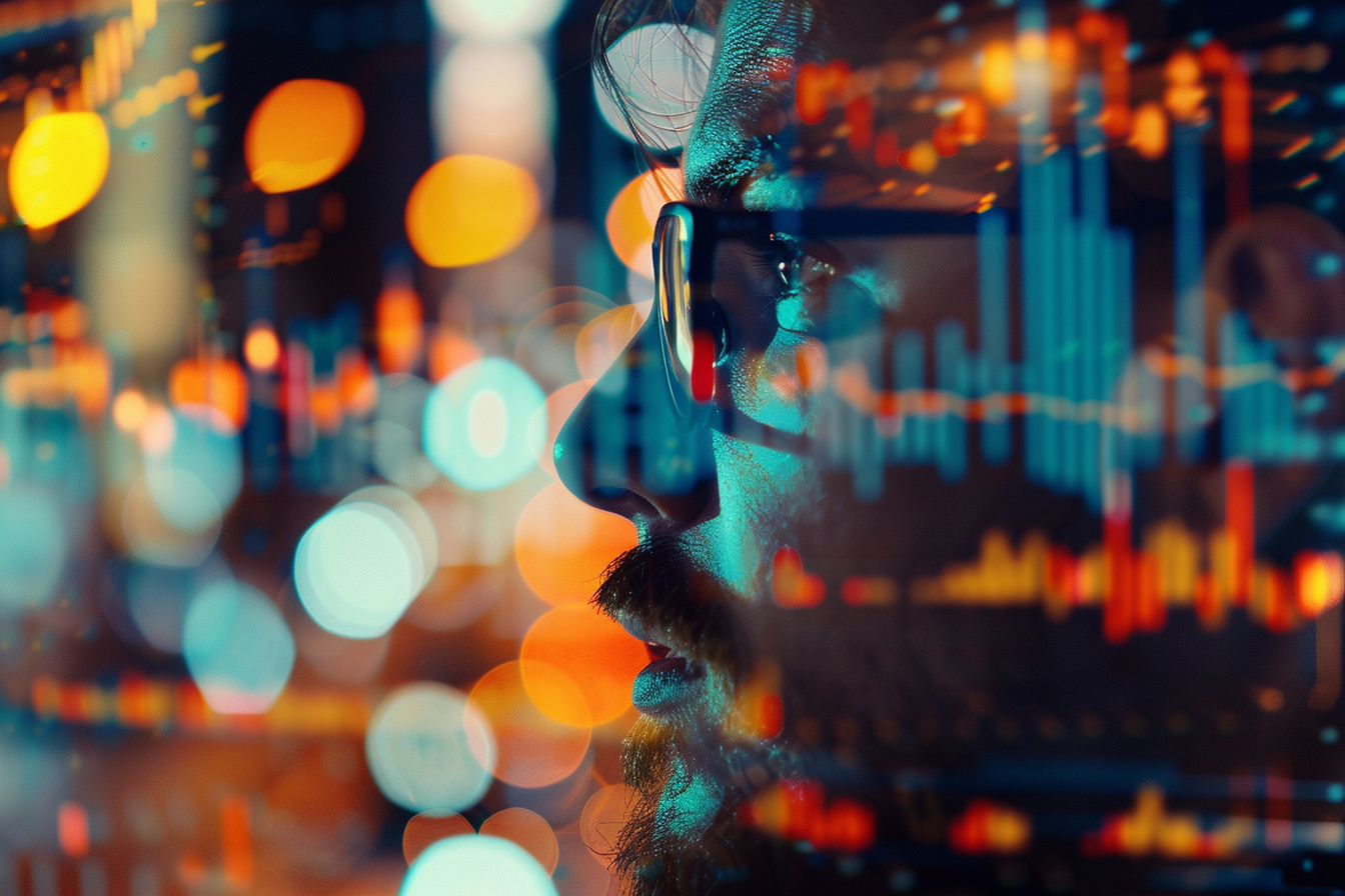 Image gratuite Analyste des risques évaluant le marché 3