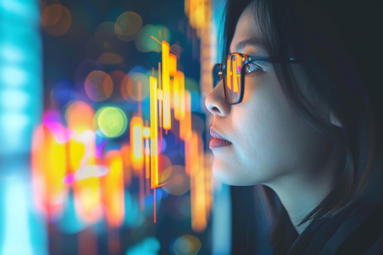 Image gratuite Analyste financier examinant des graphiques 2