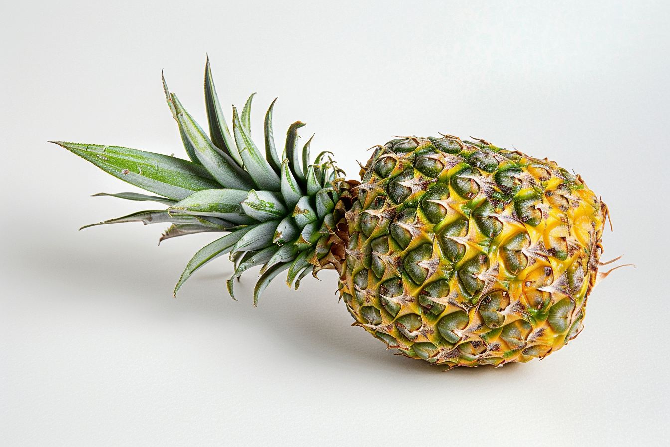 Image gratuite Ananas entier sur fond blanc 5