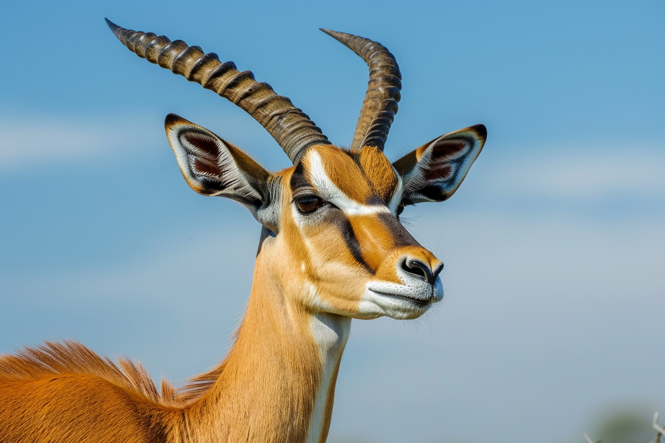 Image gratuite Antilope curieuse explorant paysage 1