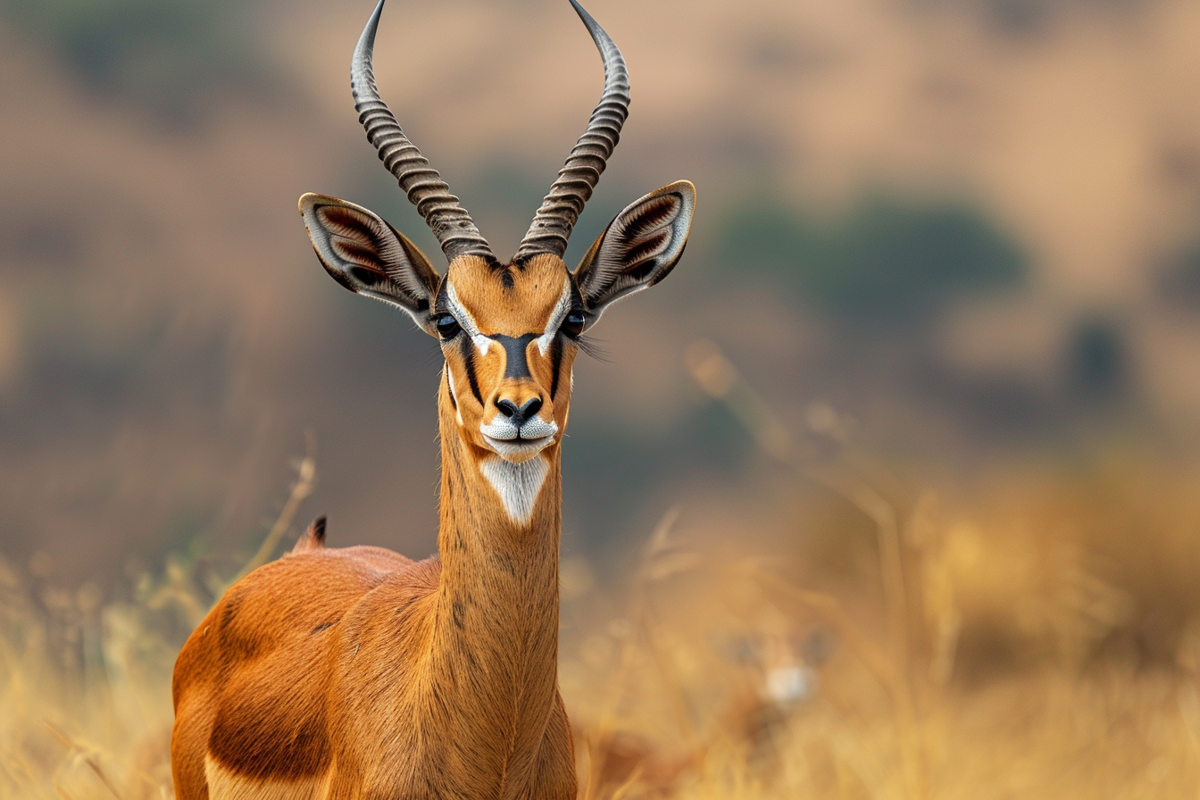 Image gratuite Antilope curieuse explorant paysage 3