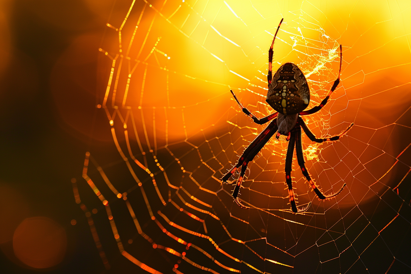 Image gratuite Araignée tissant sa toile 2