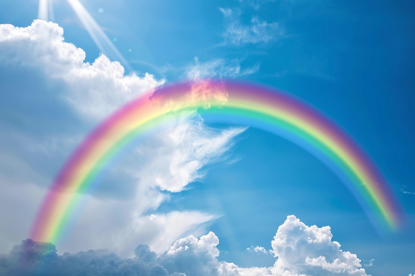 Image gratuite Arc-en-ciel vibrant 2