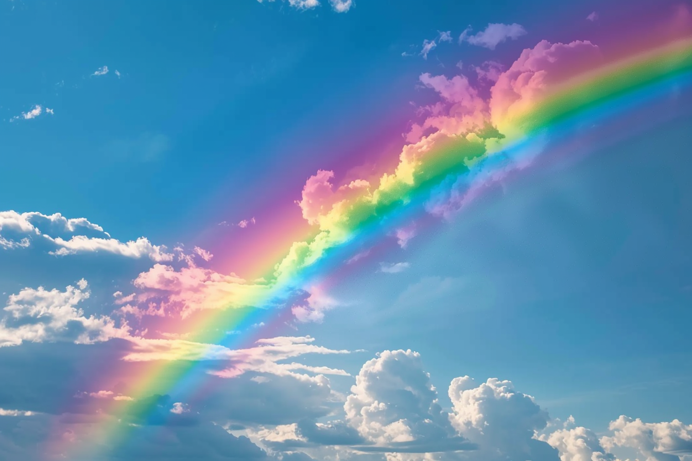 Image gratuite Arc-en-ciel vibrant 3