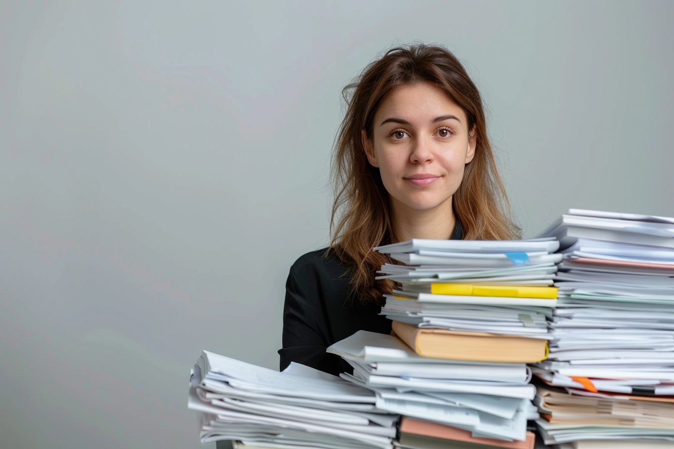 Image gratuite Assistant juridique tenant documents 4