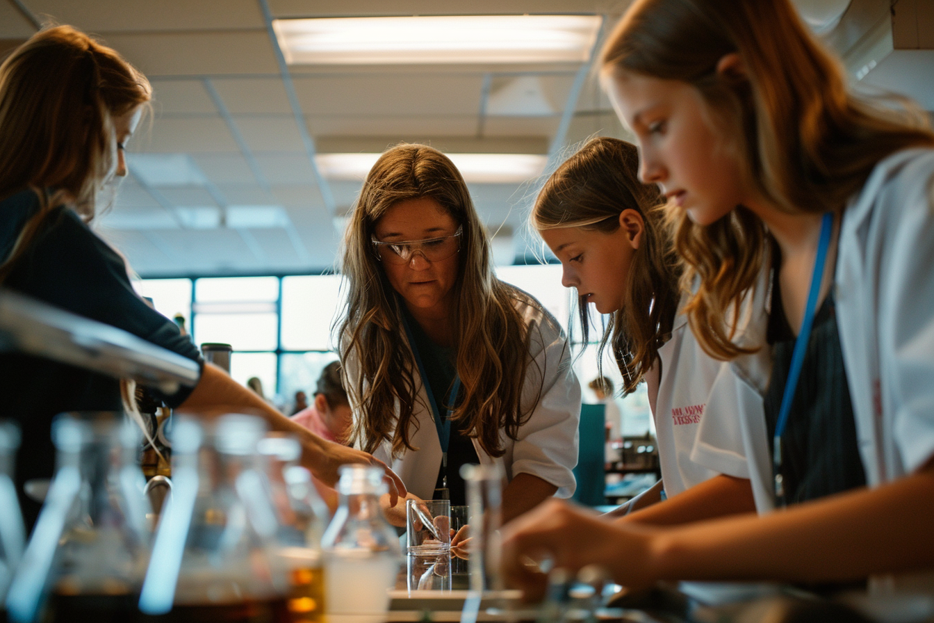 Image gratuite Assistante enseignante expérience 2