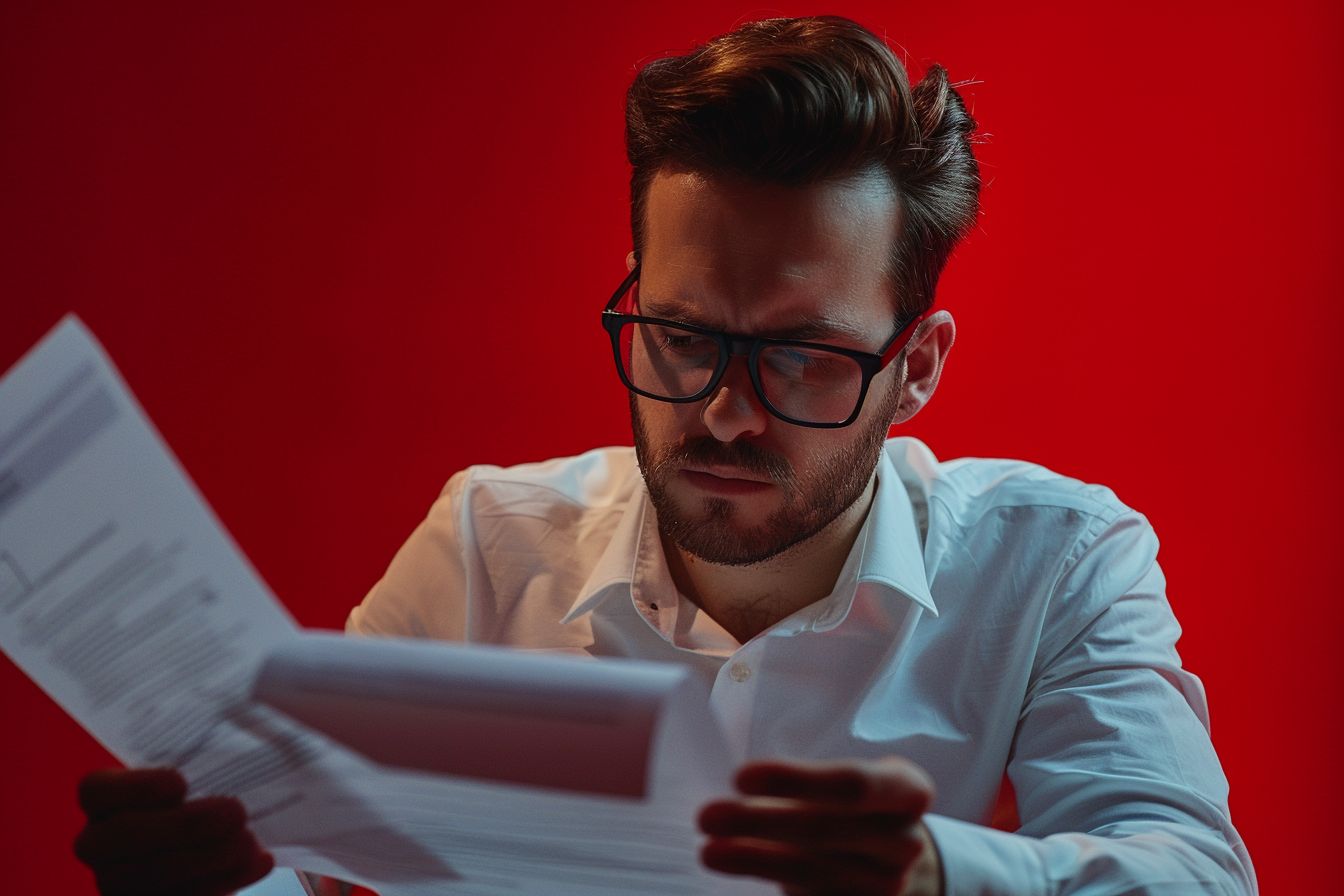 Image gratuite Auditeur vérifiant des dossiers financiers 5