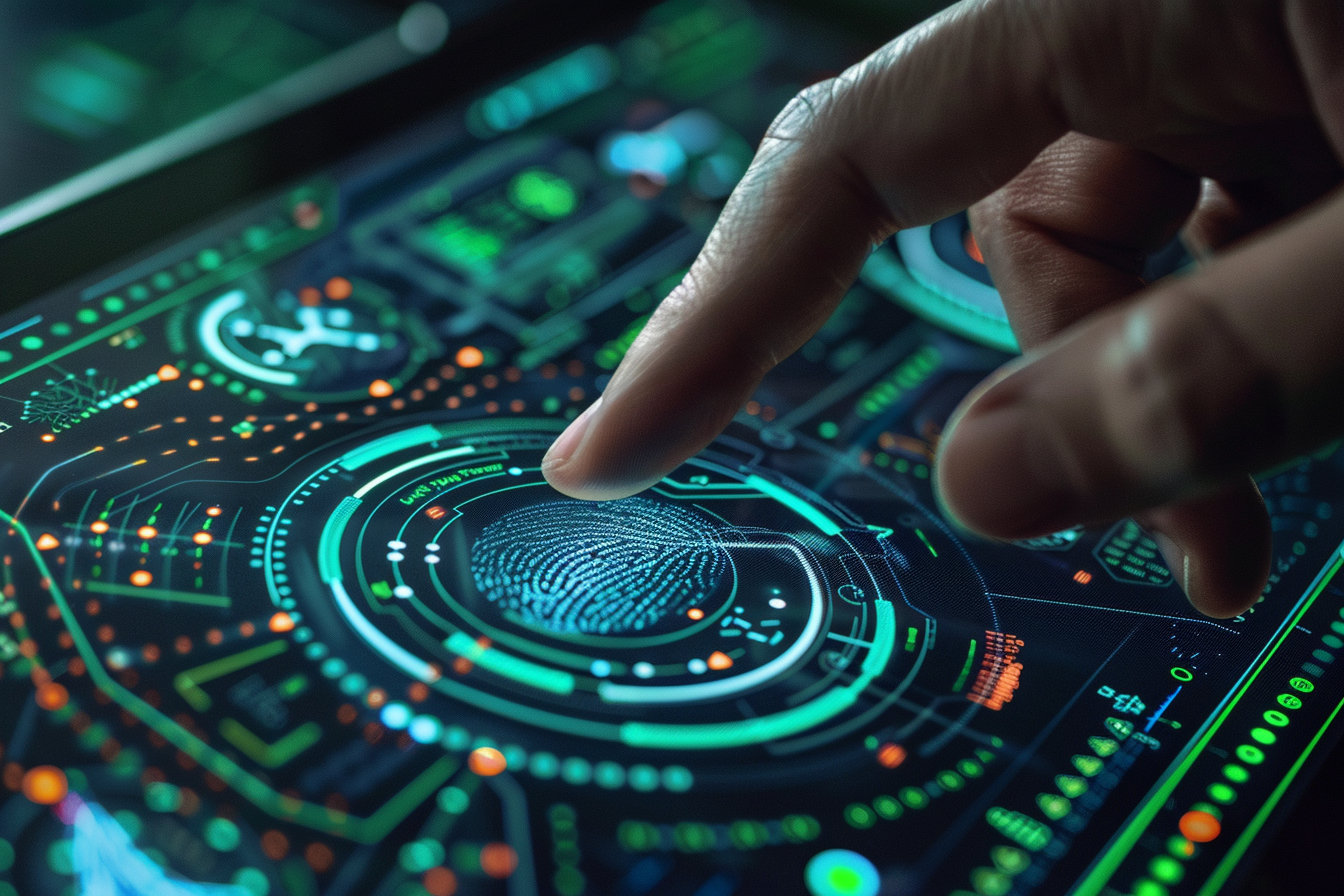 Image gratuite Authentification biométrique haute technologie 2