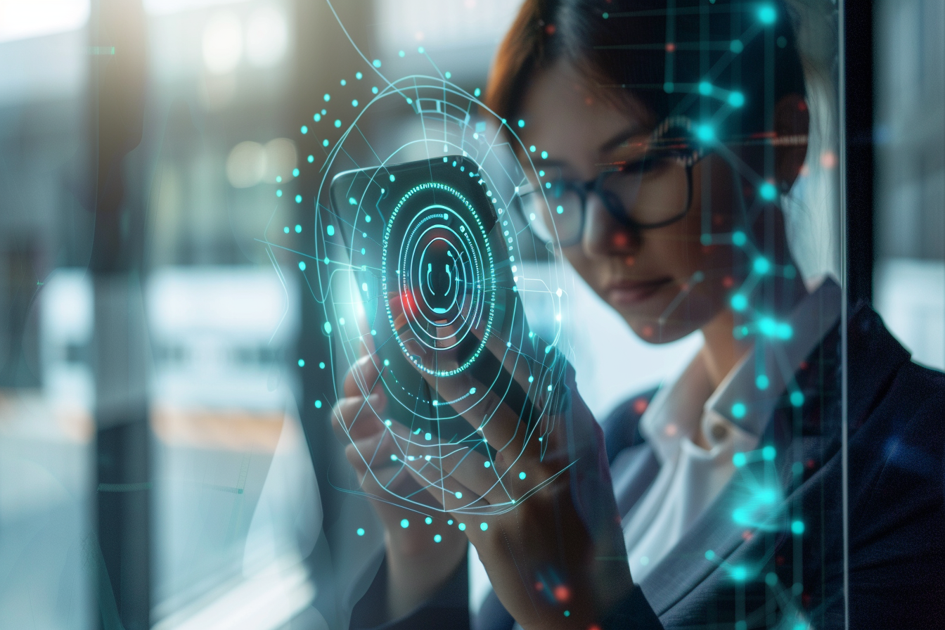 Image gratuite Authentification biométrique: sécurité mobile 1