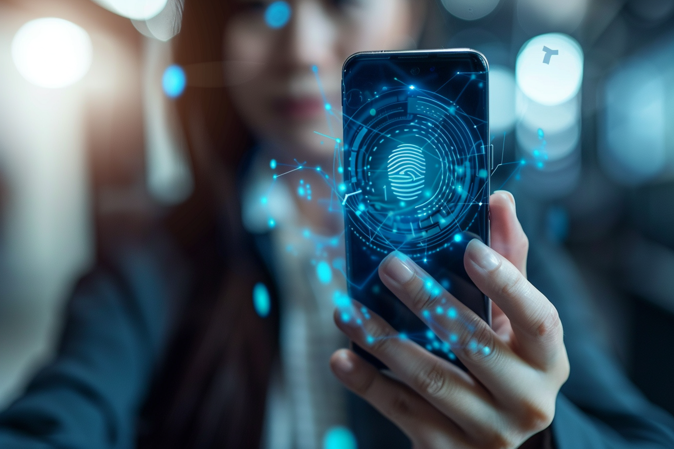 Image gratuite Authentification biométrique: sécurité mobile 2