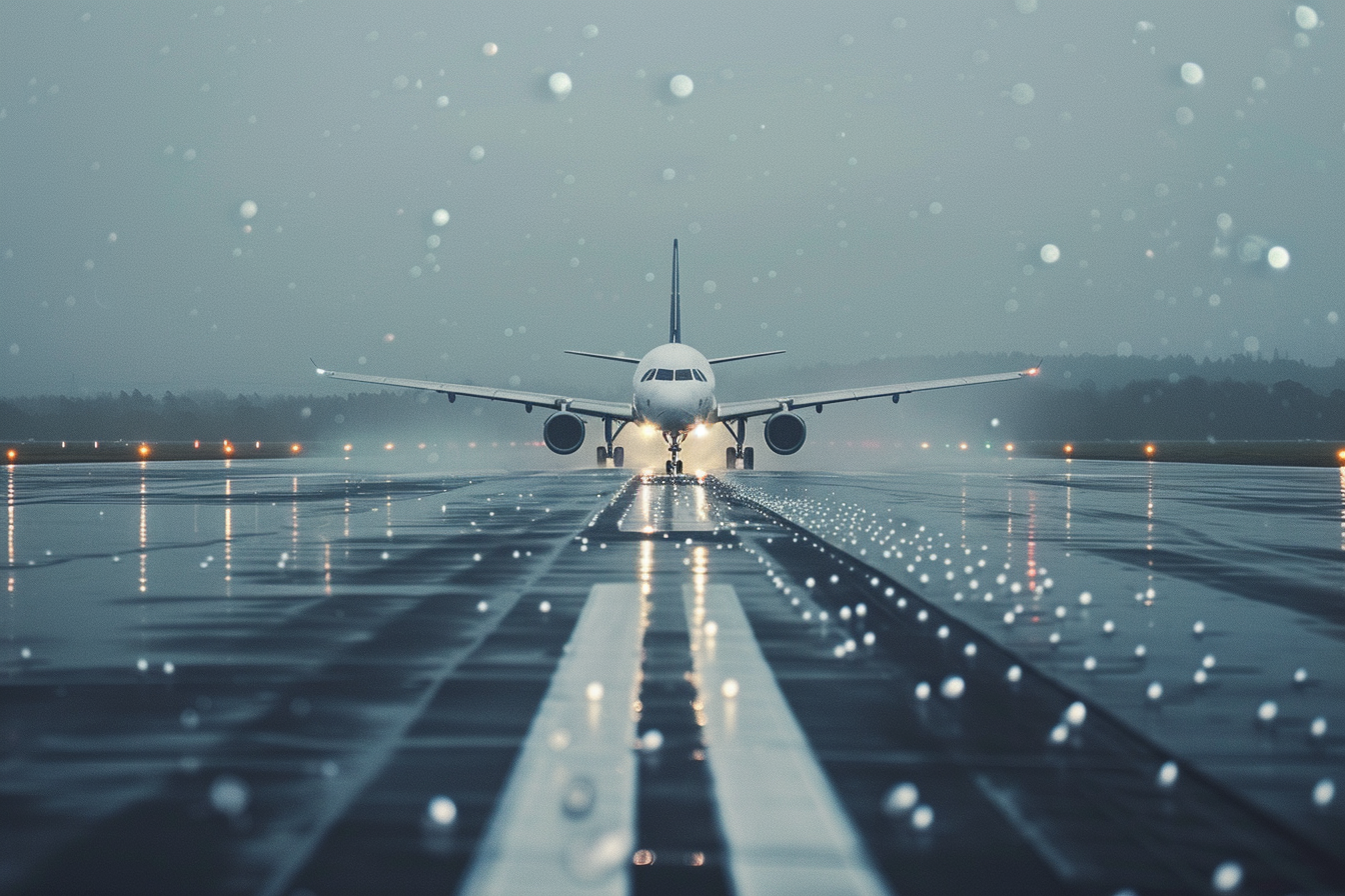 Image gratuite Avion sous la pluie 2