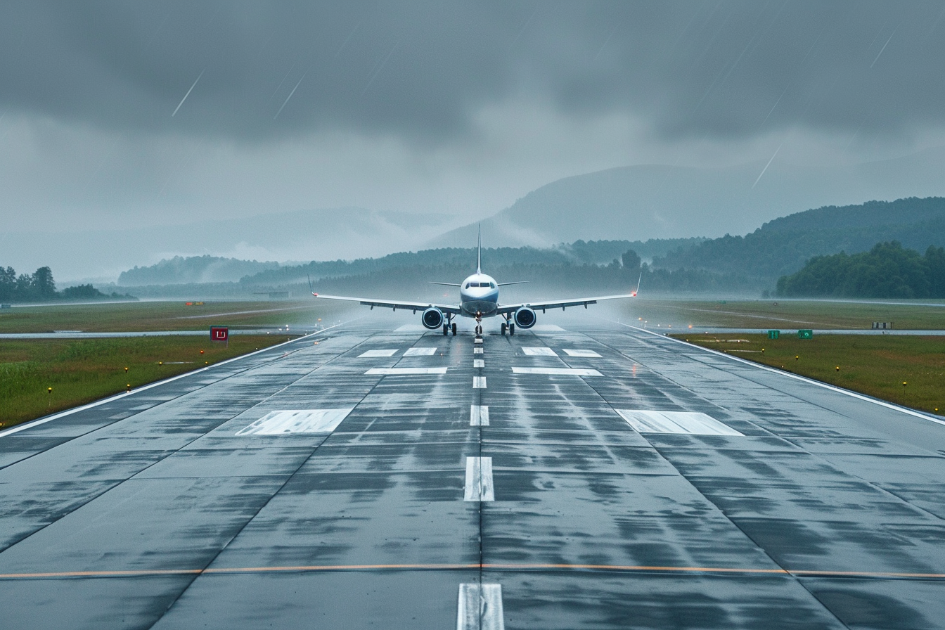 Image gratuite Avion sous la pluie 5