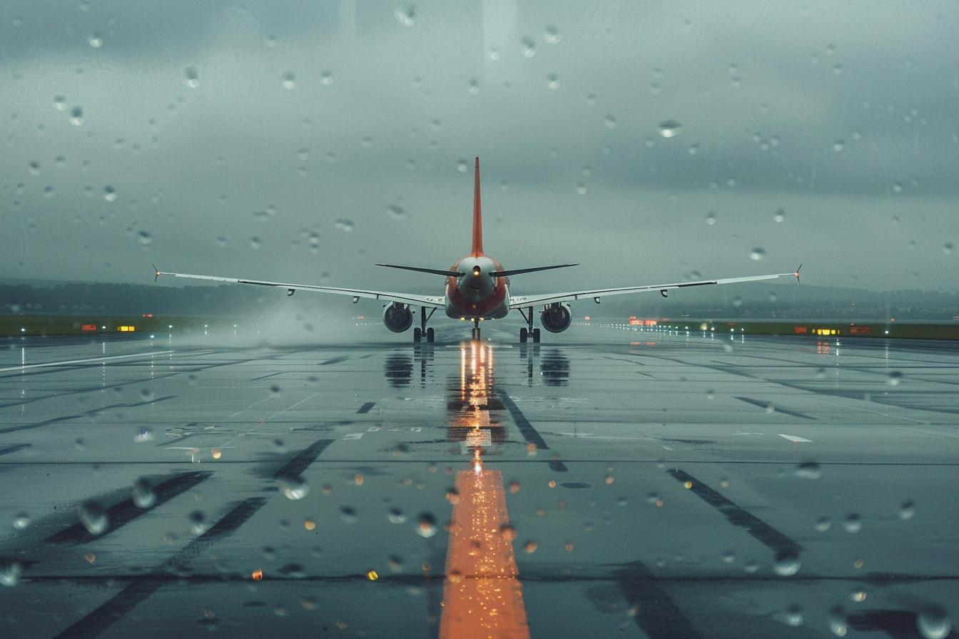 Image gratuite Avion sous la pluie 6