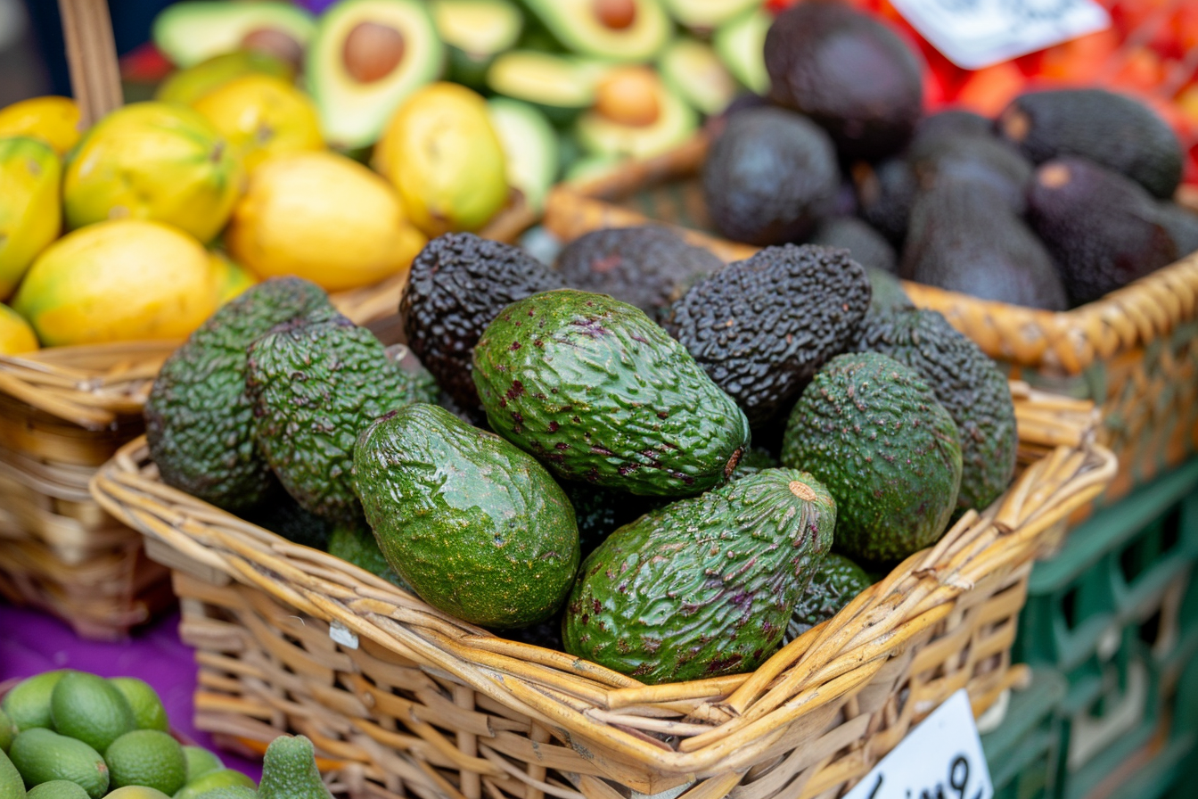 Image gratuite Avocats au marché local 1