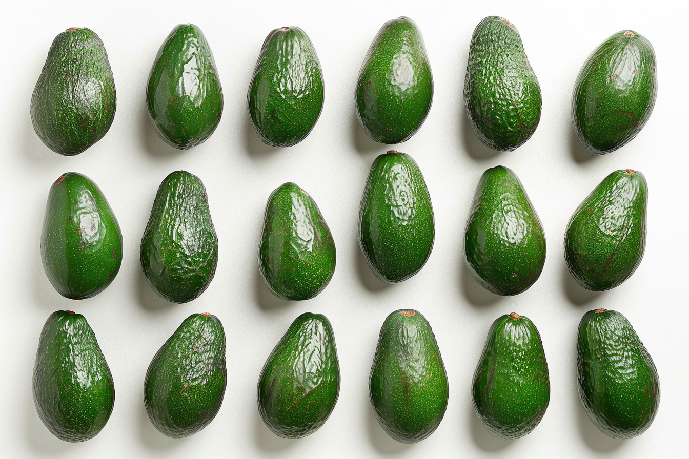 Image gratuite Avocats sur fond blanc 1