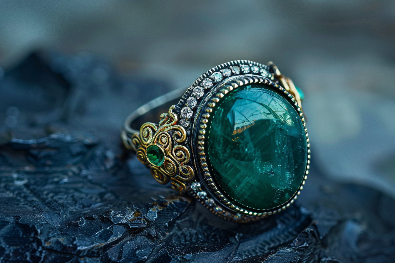 Image gratuite Bague audacieuse avec pierre 1