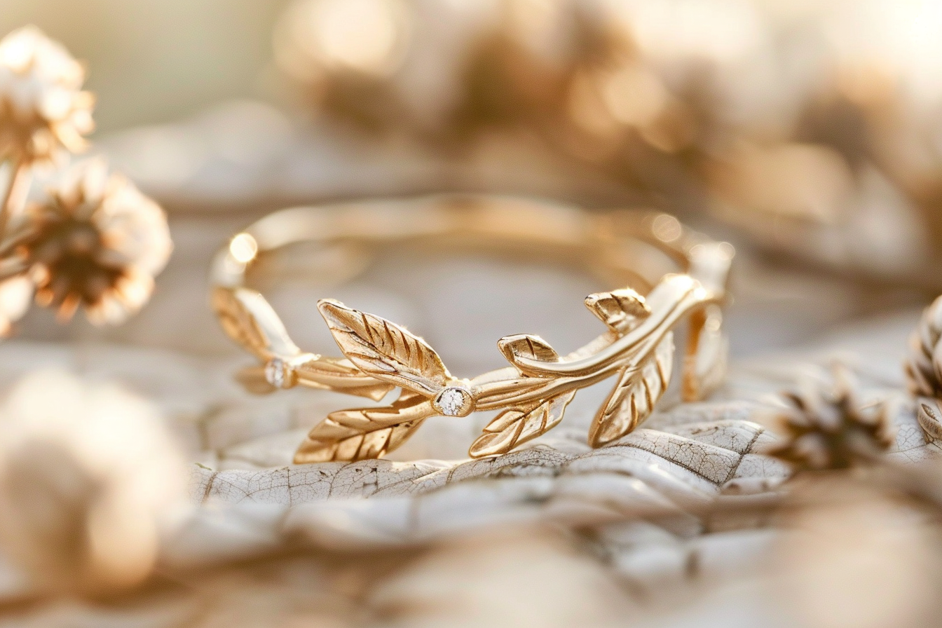 Image gratuite Bague fantaisie nature feuilles 1