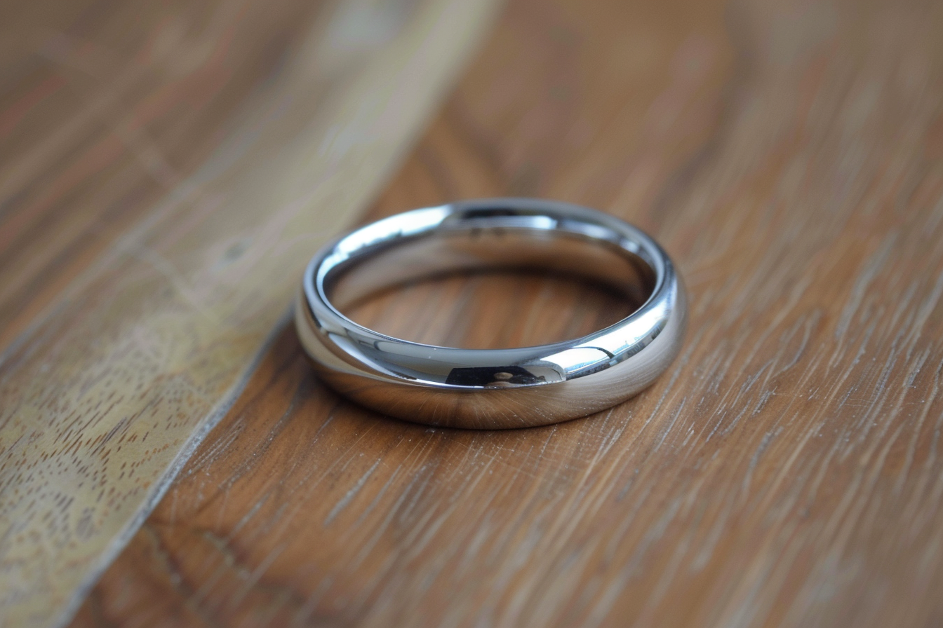 Image gratuite Bague platine moderne gravée 1