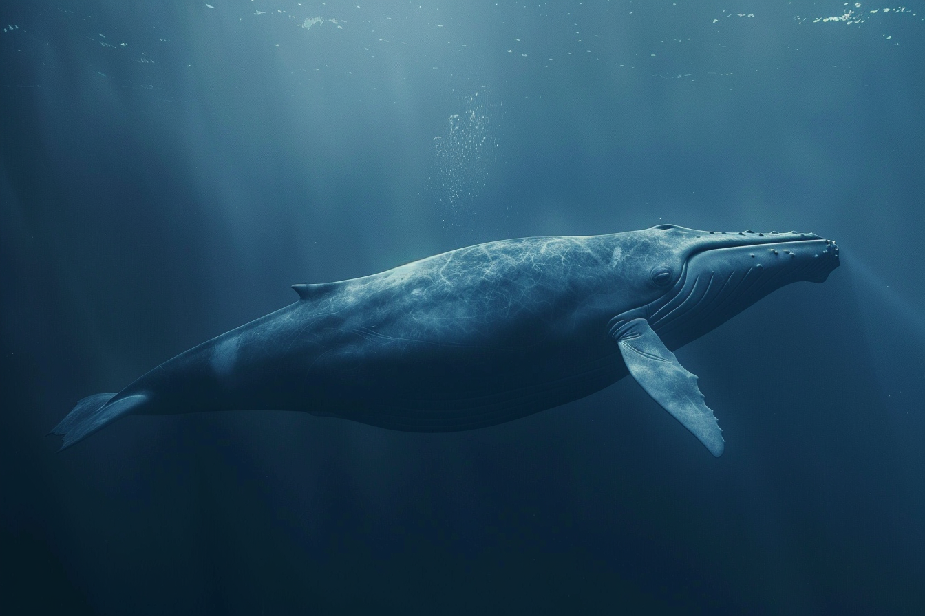 Image gratuite Baleine bleue en profondeur 1