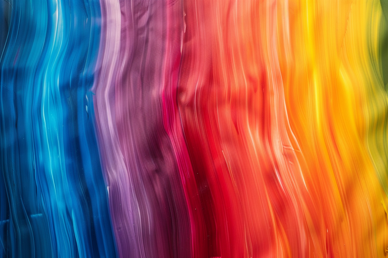 Image gratuite Bandes fluides de couleurs rayonnantes 1