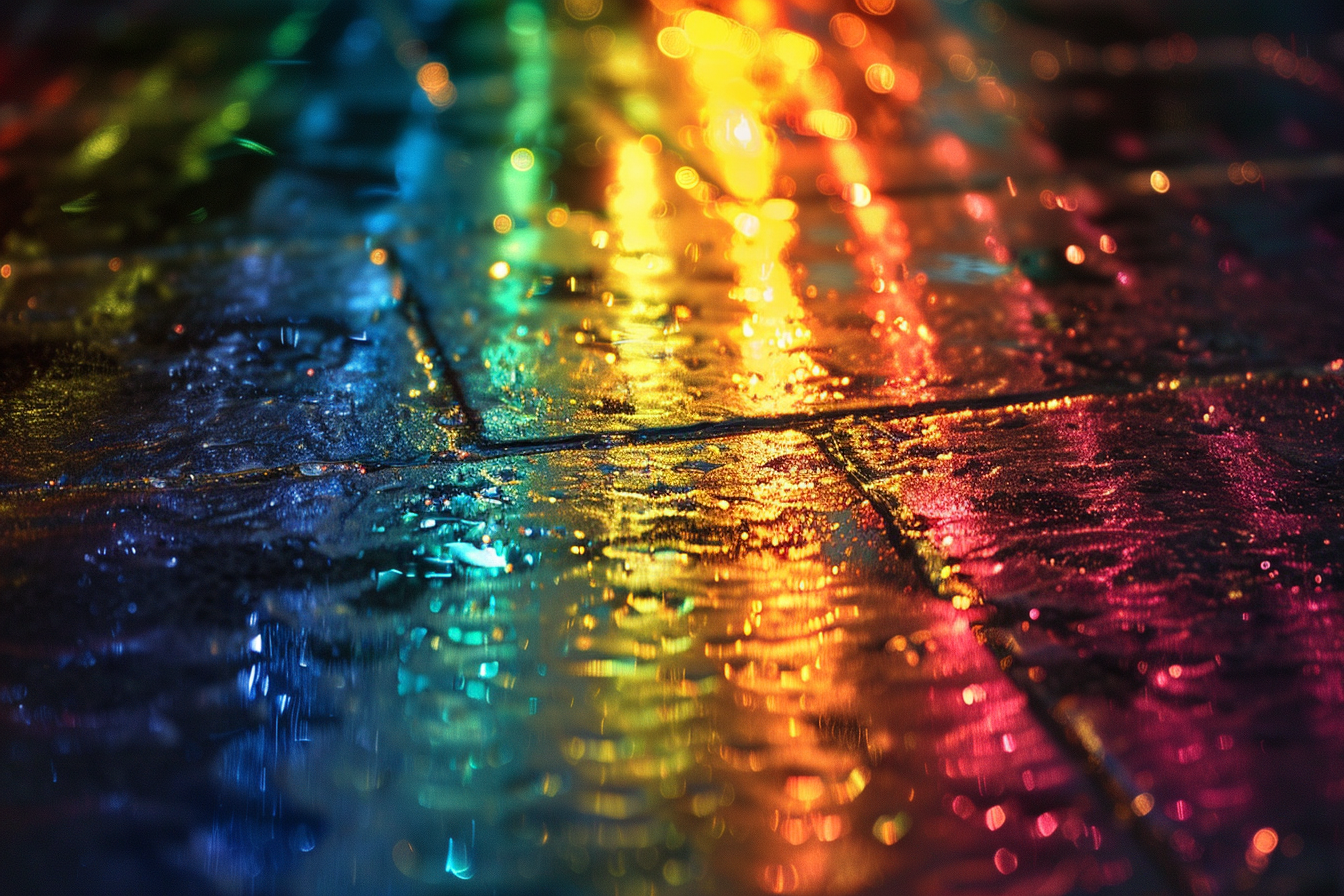 Image gratuite Bandes prismatiques de lumière 1