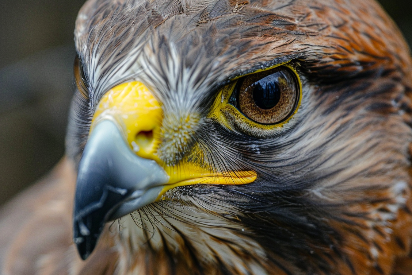 Image gratuite Bec et yeux de faucon 1