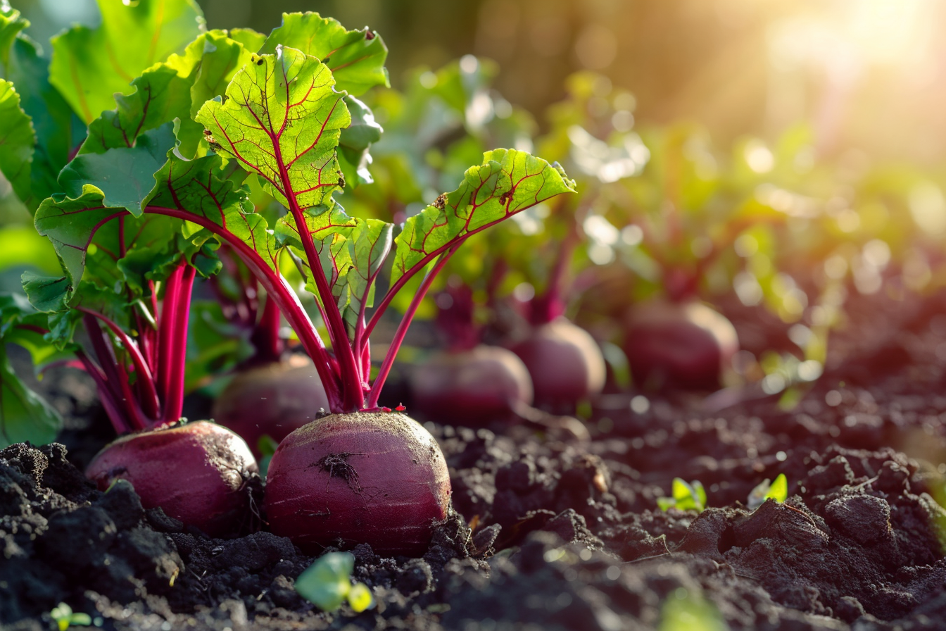Image gratuite Betteraves dans jardin ensoleillé 5
