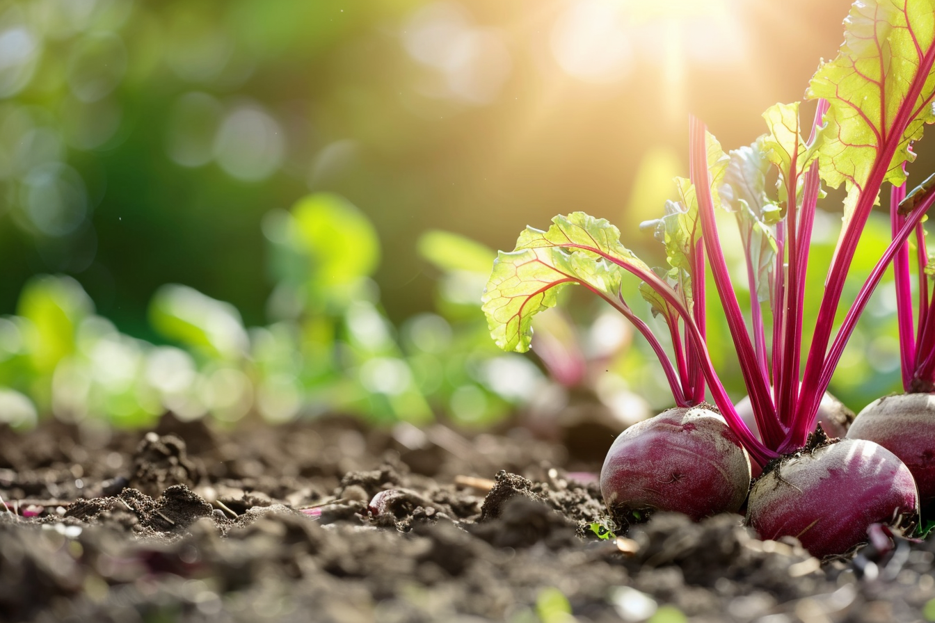 Image gratuite Betteraves dans jardin ensoleillé 6