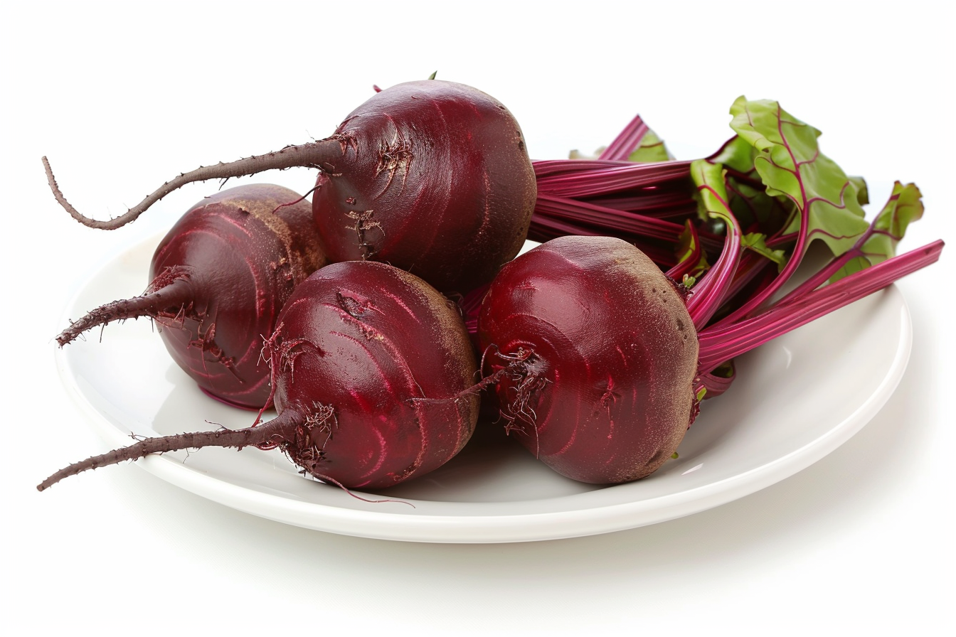 Image gratuite Betteraves sur assiette blanche 1