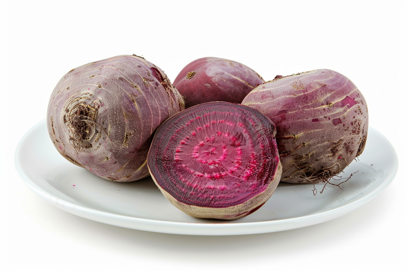 Image gratuite Betteraves sur assiette blanche 2
