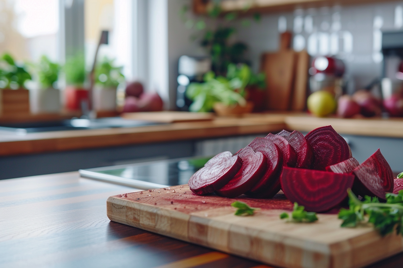 Image gratuite Betteraves tranchées en cuisine 4