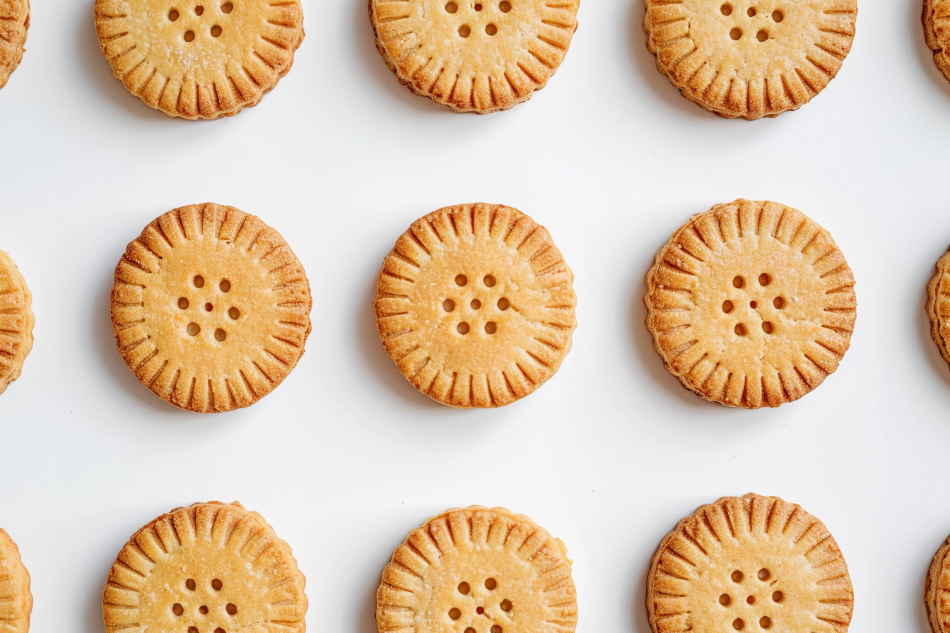 Image gratuite Biscuits apéritifs sur fond blanc 4