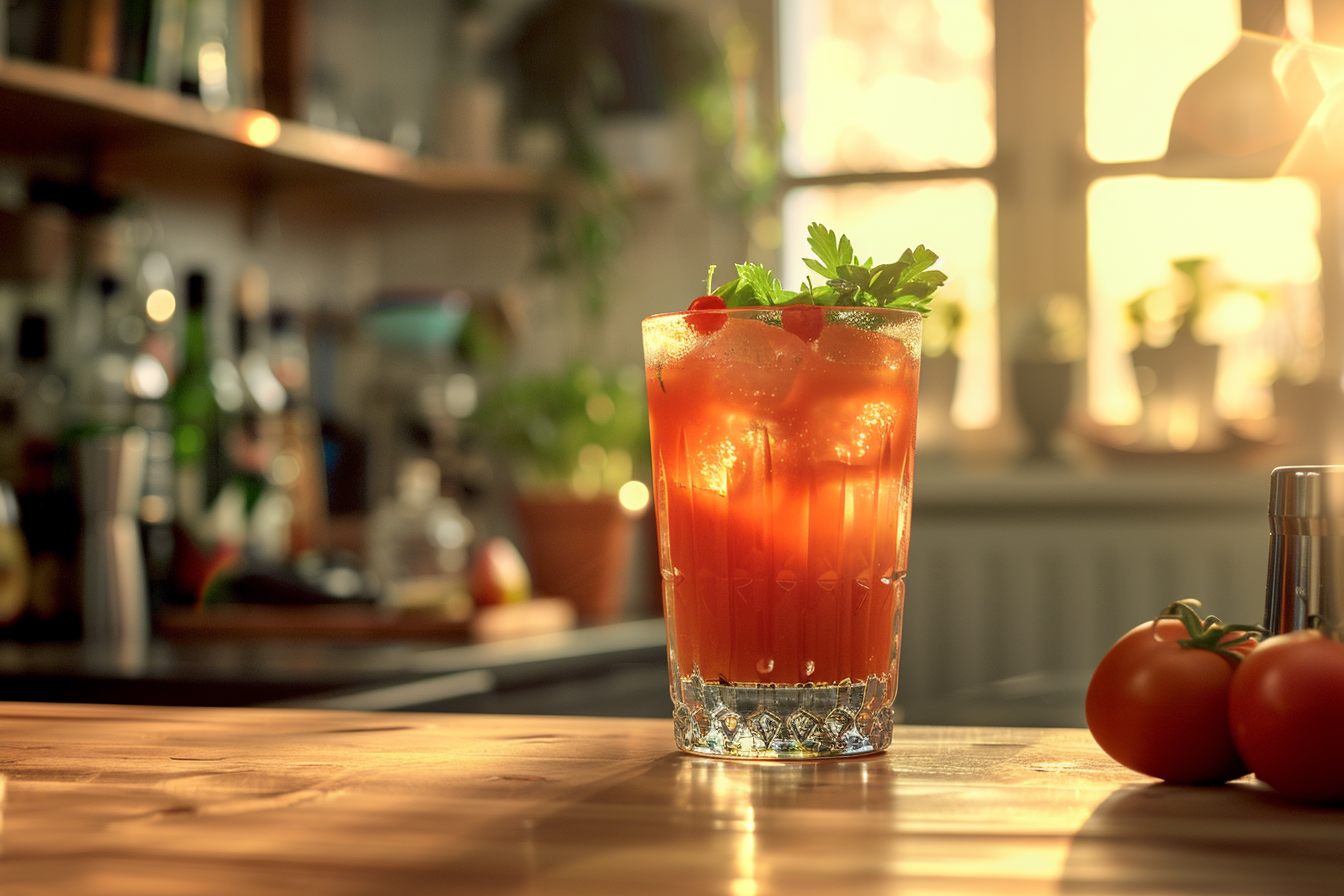 Image gratuite Bloody Mary en cuisine moderne 1
