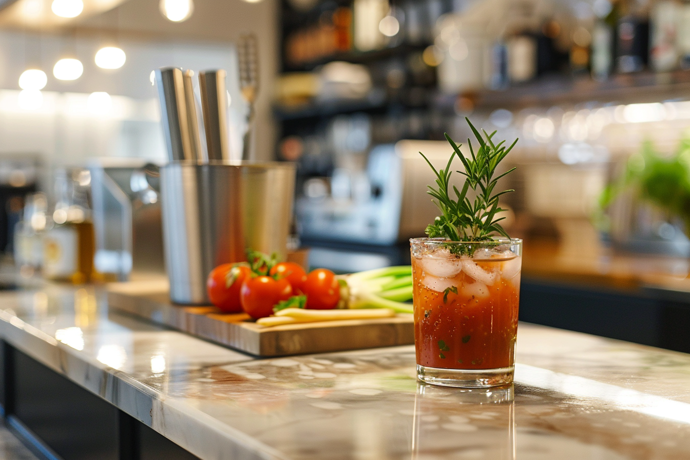 Image gratuite Bloody Mary en cuisine moderne 2