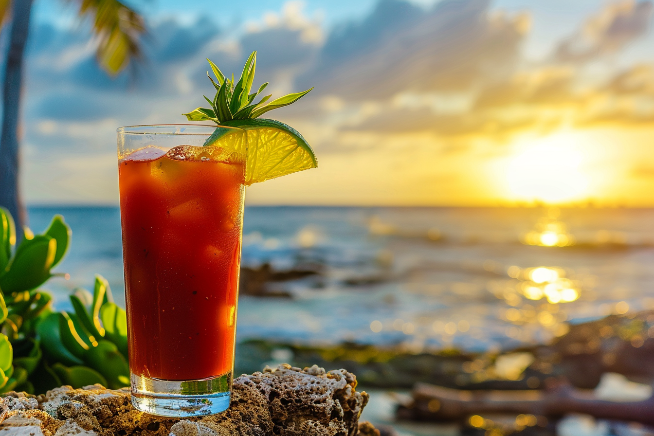 Image gratuite Bloody Mary sur une plage 1