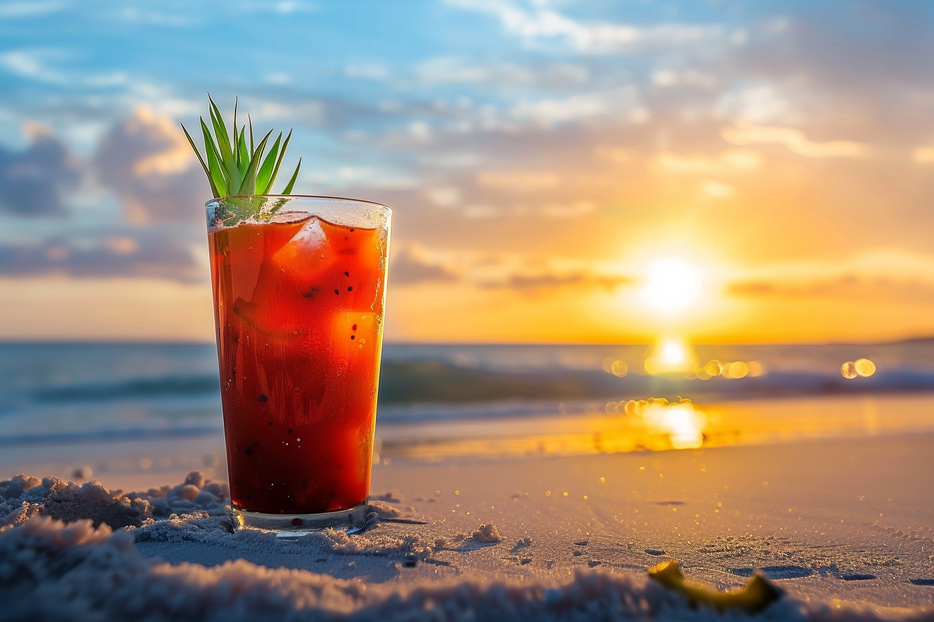 Image gratuite Bloody Mary sur une plage 2