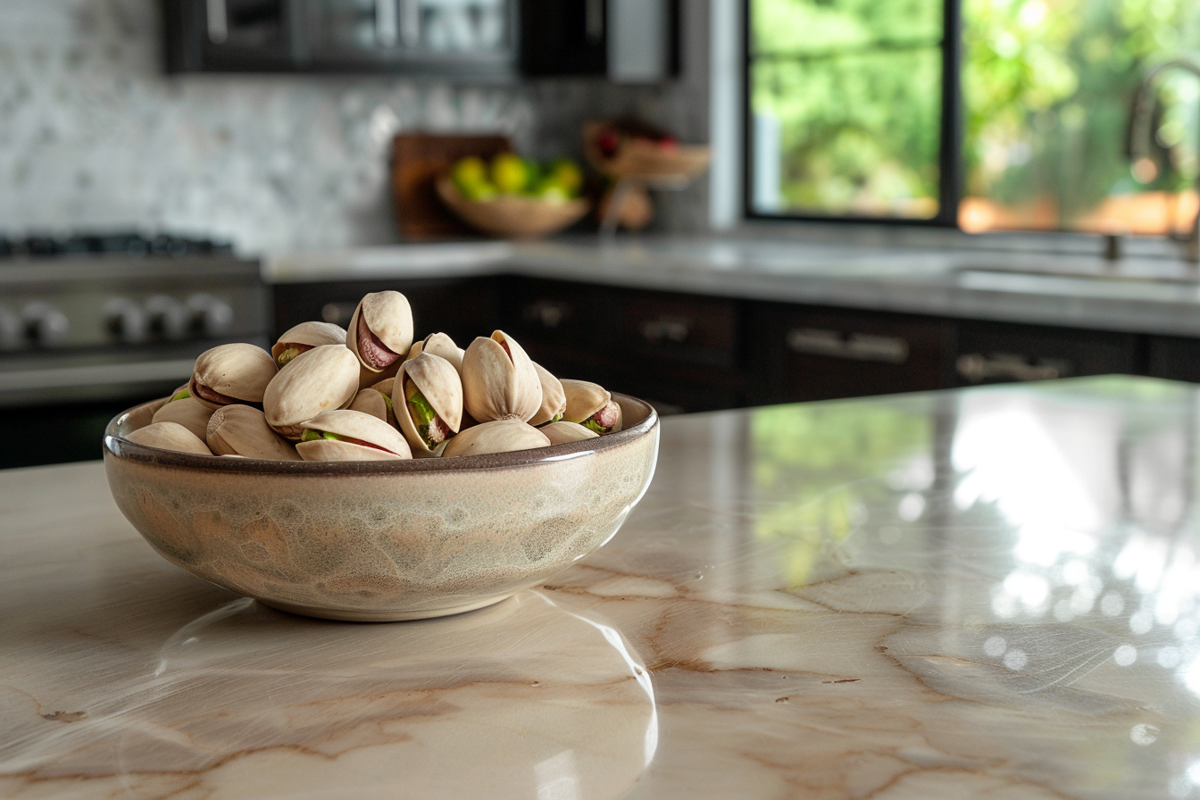 Image gratuite Bol de pistaches en cuisine moderne 2