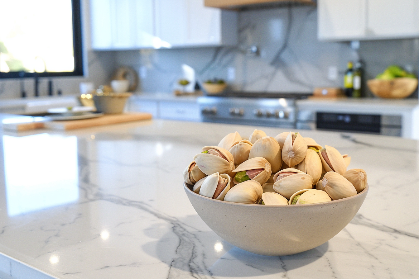 Image gratuite Bol de pistaches en cuisine moderne 3