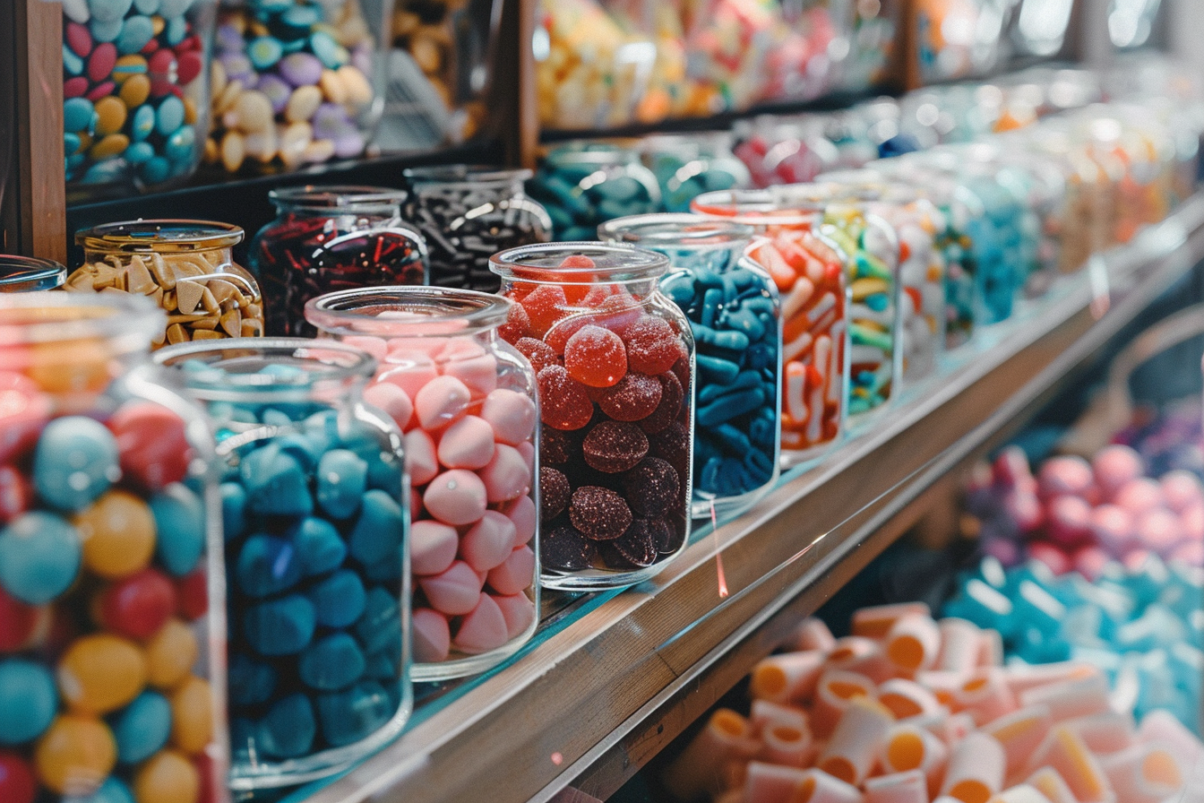 Image gratuite Bonbons dans une confiserie vintage 1