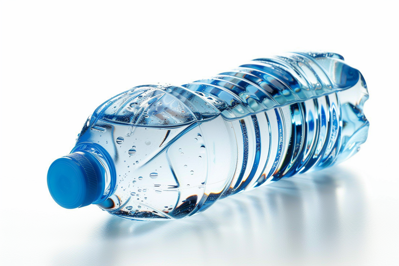 Image gratuite Bouteille d&rsquo;eau de source isolée 1