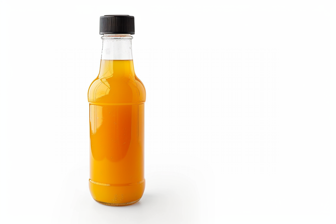 Image gratuite Bouteille de jus de pomme isolée 2