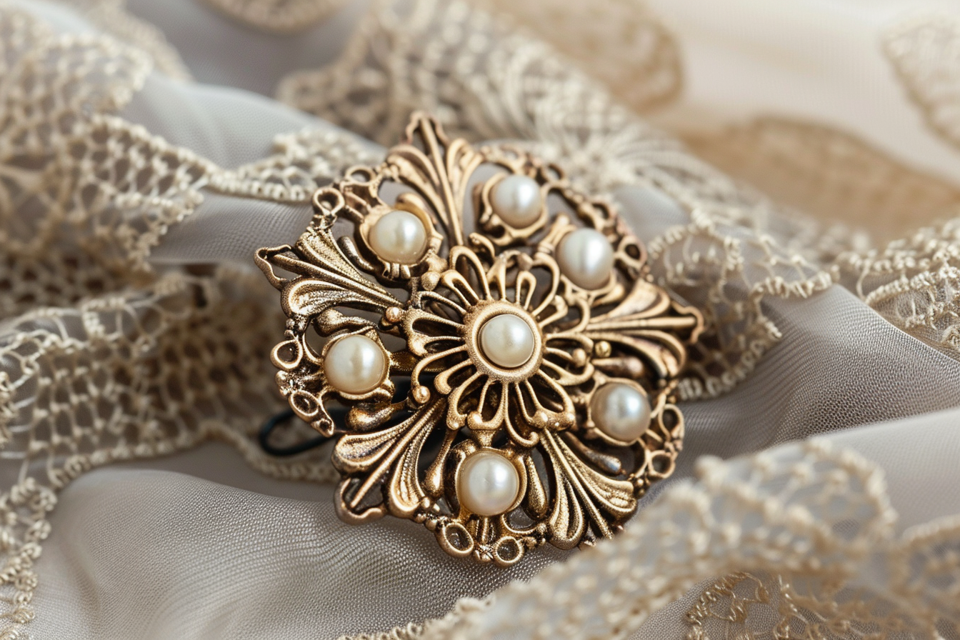 Image gratuite Broche vintage détaillée 1