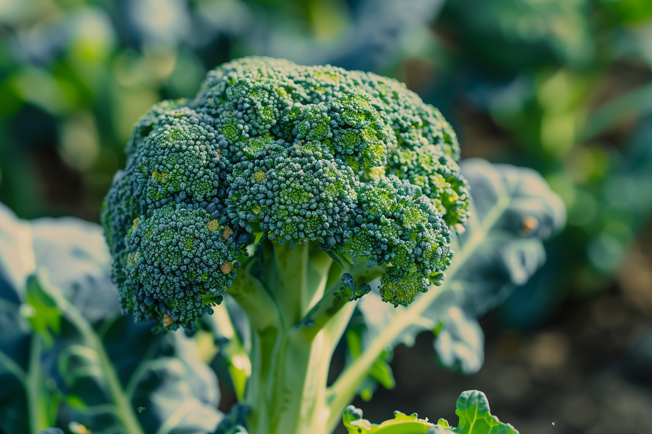 Image gratuite Brocoli frais dans un jardin 1