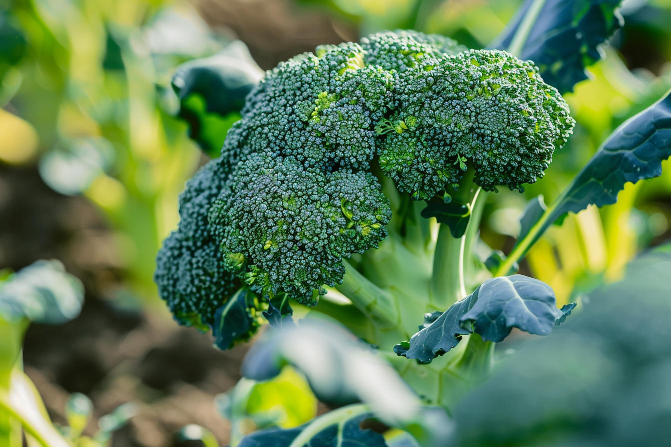 Image gratuite Brocoli frais dans un jardin 2