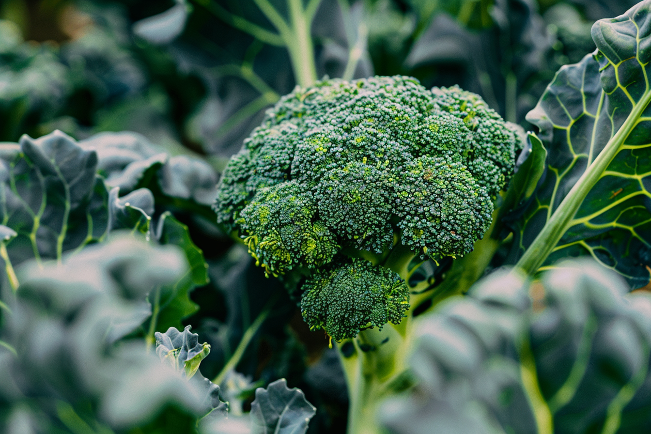 Image gratuite Brocoli frais dans un jardin 4